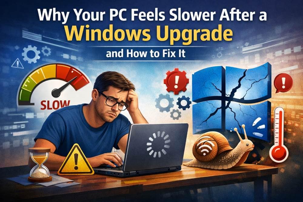 PC slow after windows 11 update