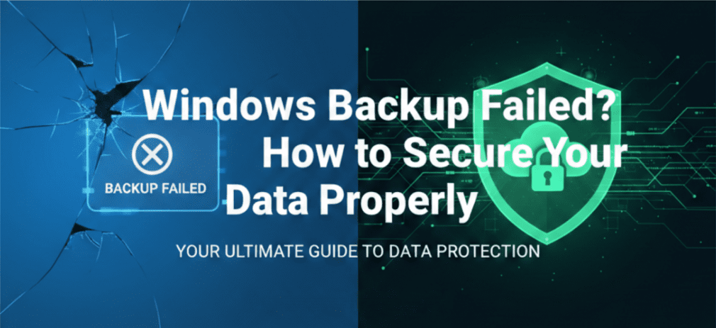 Windows Backup Failed